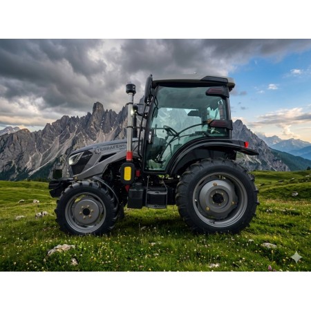 Трактор TERRAFENG 555XC, 50 к.с, заводська кабіна за кондиціонером, примусовою гідравлікою, серга + автомобільний фаркоп